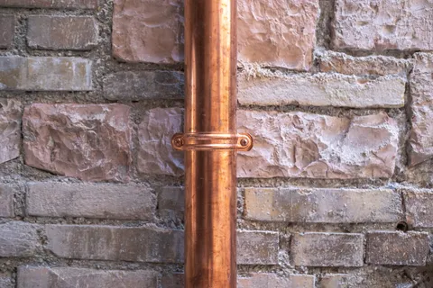 Copper Half Round Gutter